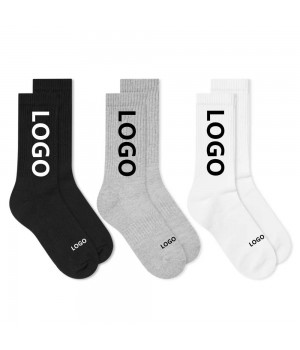 FREE DESIGN High Quality Custom Men Socks Unisex Custom logo Fashion Street Cotton Socks With Your Own Custom Design