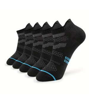 Muti Color Running Sport Ankle Men's Socks Cotton Low Cut Athletic White Black Mesh Breathable Socks for Men