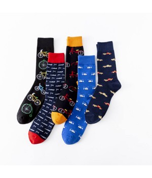 Newest Casual Colorful Socks Men Winter Wear Long Wholesale Funny Socks for Men