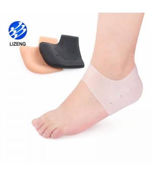 Lizeng Factory Gel Heel Spurs Cushion Pressure Relief Insole Gel Heel Socks For Plantar Fasciitis