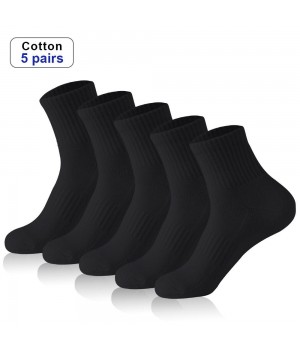 High Quality Men Athletic Sport Custom Logo Socks Cotton Comfortable White Black Gray Dress Socks