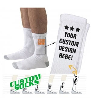 Sport Athletic Unisex Sock Custom Design Logo Gym Sock Customized Knitted Athletic Crew Socks
