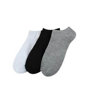 In Stock Good Cheap Soild Color Men Customized Short Ankle Socks