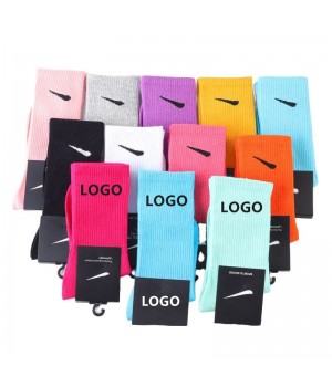 Manufacturer Designer Newest High Quality Gym Professional Sporty Cotton Socks Custom Logo Branded Men's Sport Socks