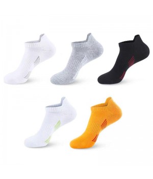 Wholesale Men's Short Socks 5 Packs Running Ankle Customized Socks Low Cut Athletic Mesh Breathable Socks for Men