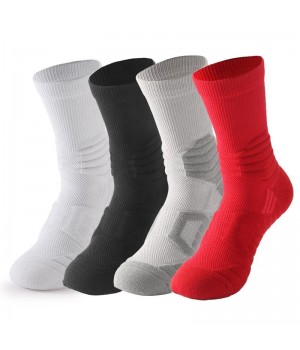 Men's Tennis & Basketball Grip Socks High Quality Printed Logo Crew High for Spring Season Adults Wholesale