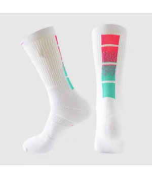OEM Custom Men's Basketball & Running Sports Elite Socks High Quality Hot Sale Knitted Socks Unisex Athletic Socks